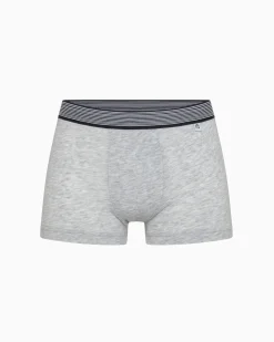 Boxer bimbo in cotone organico con elastico a righe