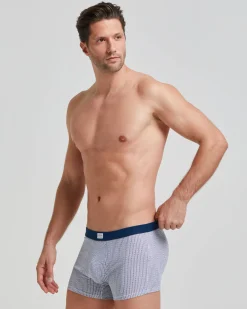 Boxer cotone motivo cravatteria