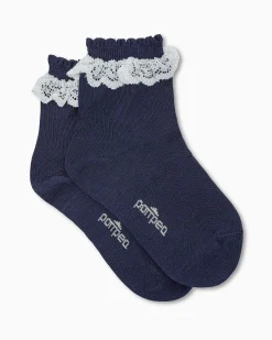 CALZA BIMBA BETTY CON RICAMO