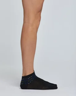 CALZA CORTA COTONE GREGORIO CON MOTIVO CHEVRON A POIS