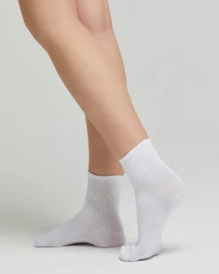 Calza cotone Anastasia con disegno stella jacquard