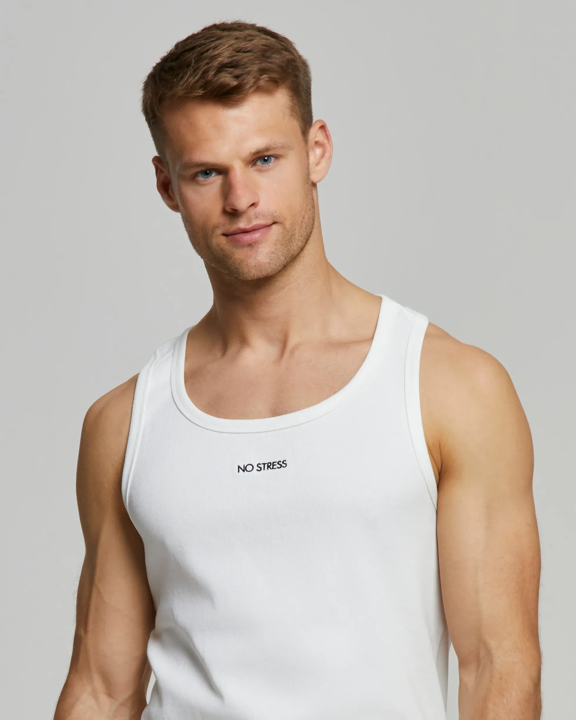 Canotta uomo no stress slim fit cotone