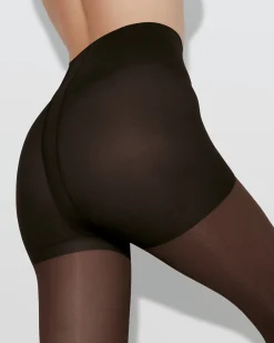 Collant 140 denari contenitivo con compressione graduata forte