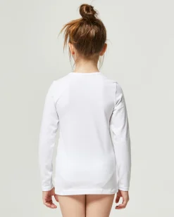 Maglia girocollo a maniche lunghe unisex in caldo cotone