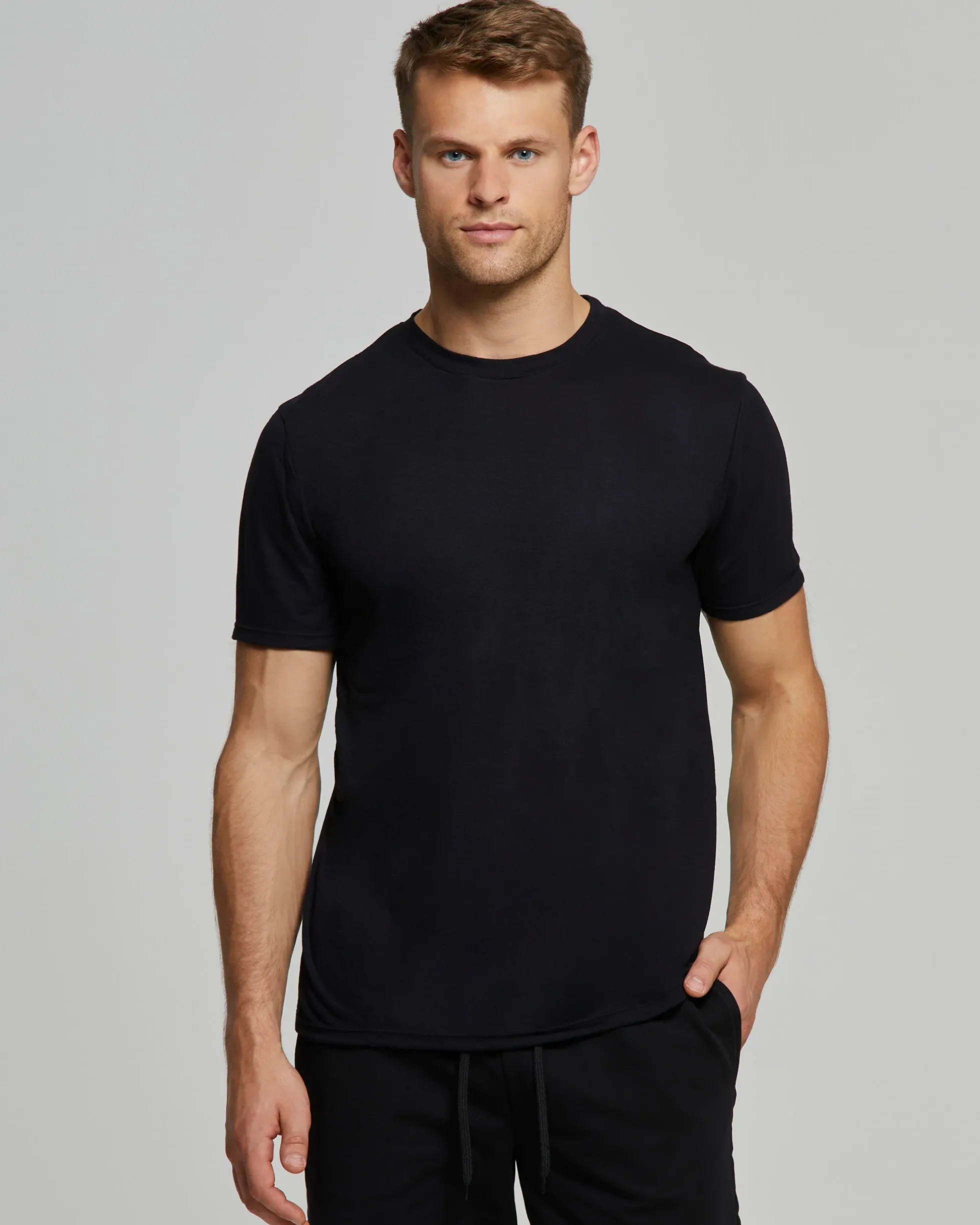 MAGLIA GIROCOLLO MANICA CORTA