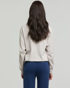 Maglia scollo barchetta seamless