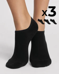 Minicalza cotone x3 donna