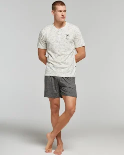 PIGIAMA CORTO COTONE PALMA