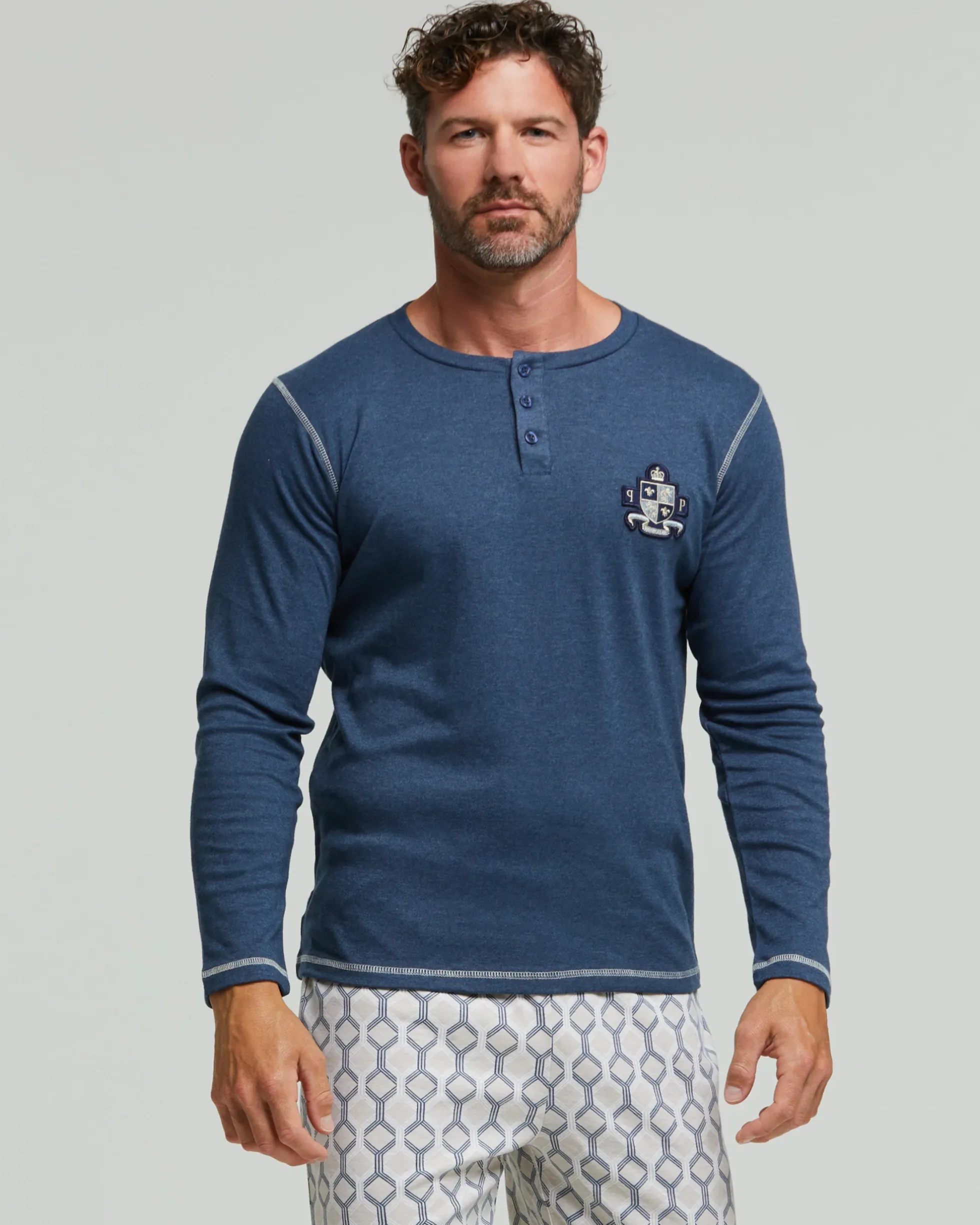 Pigiama lungo cotone interlock Barbera