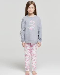 Pigiama lungo cotone interlock Bella