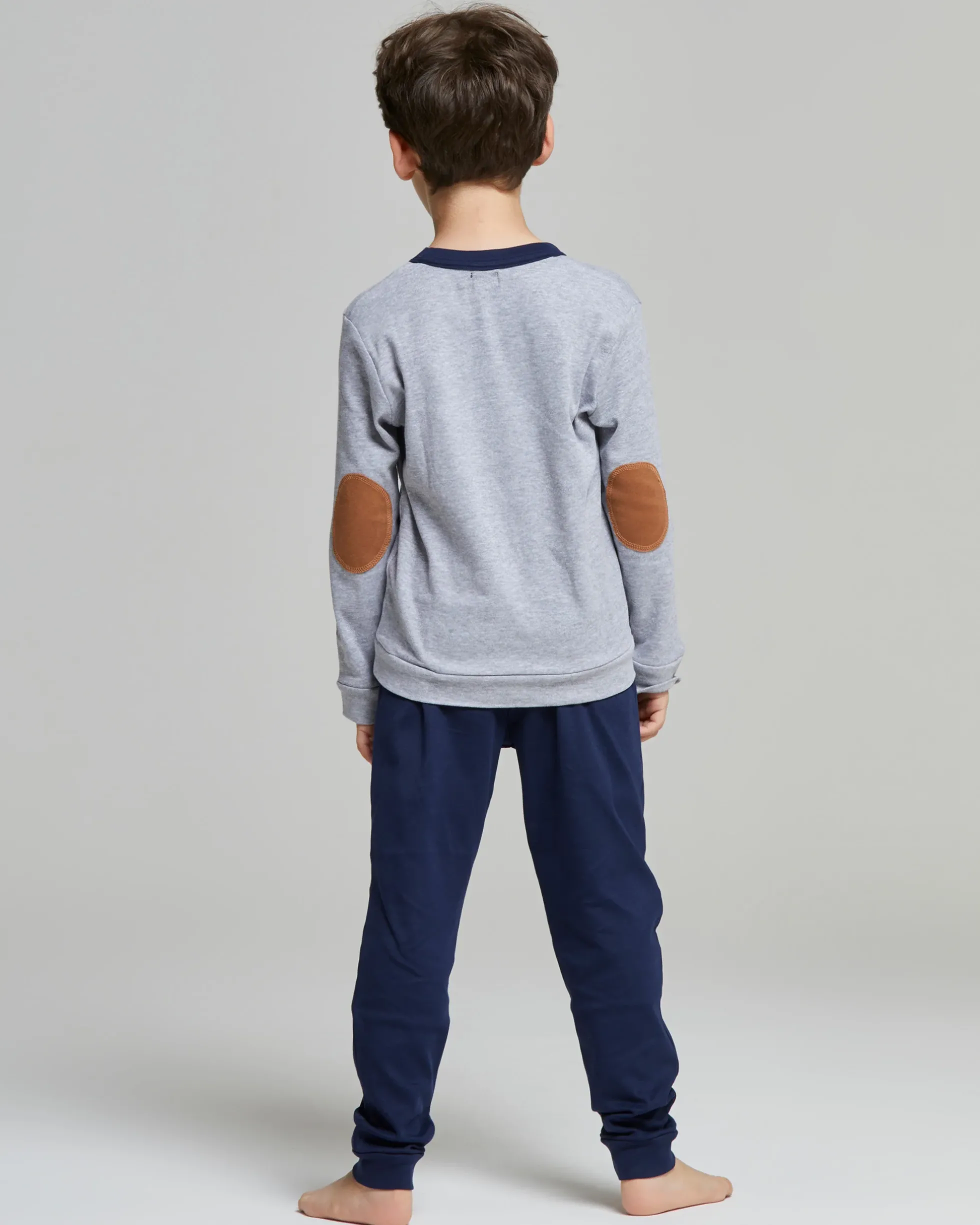 PIGIAMA LUNGO COTONE INTERLOCK RIBOLLA