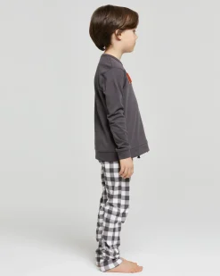 Pigiama lungo cotone interlock Elvio