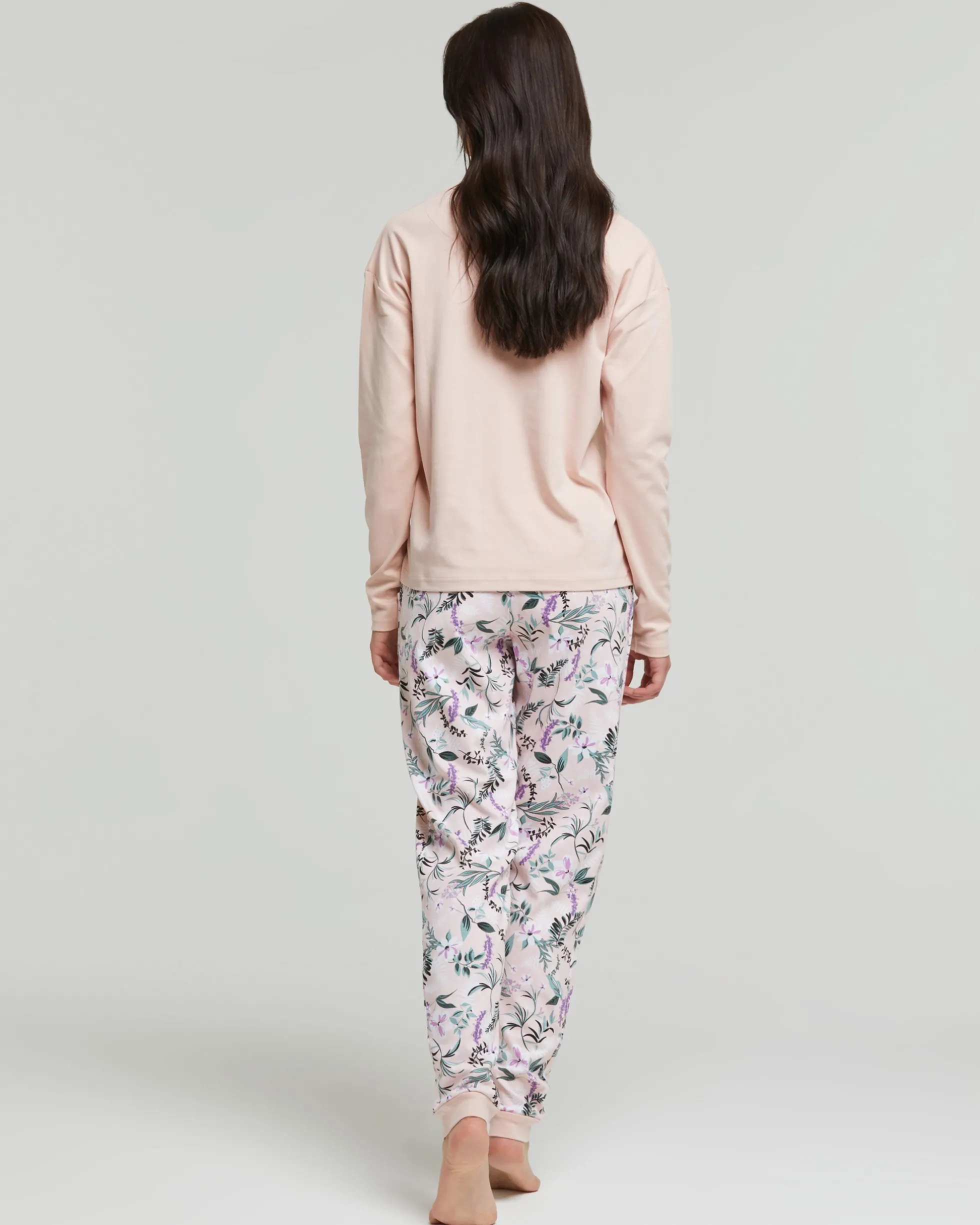 Pigiama lungo cotone interlock Ninfa