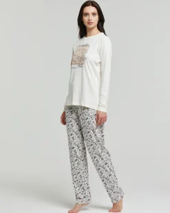Pigiama lungo cotone interlock Meissa