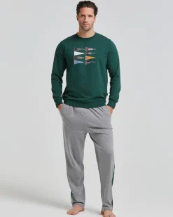 Pigiama lungo cotone York