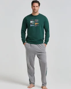 Pigiama lungo cotone York