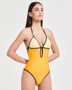 Pompea x Silvian Heach costume intero con coppe rimovibili