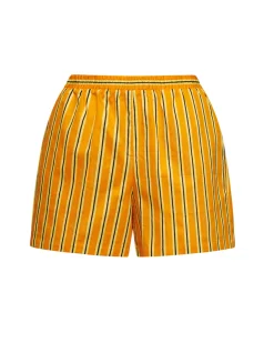 Pompea x Silvian Heach shorts con fantasia rigata