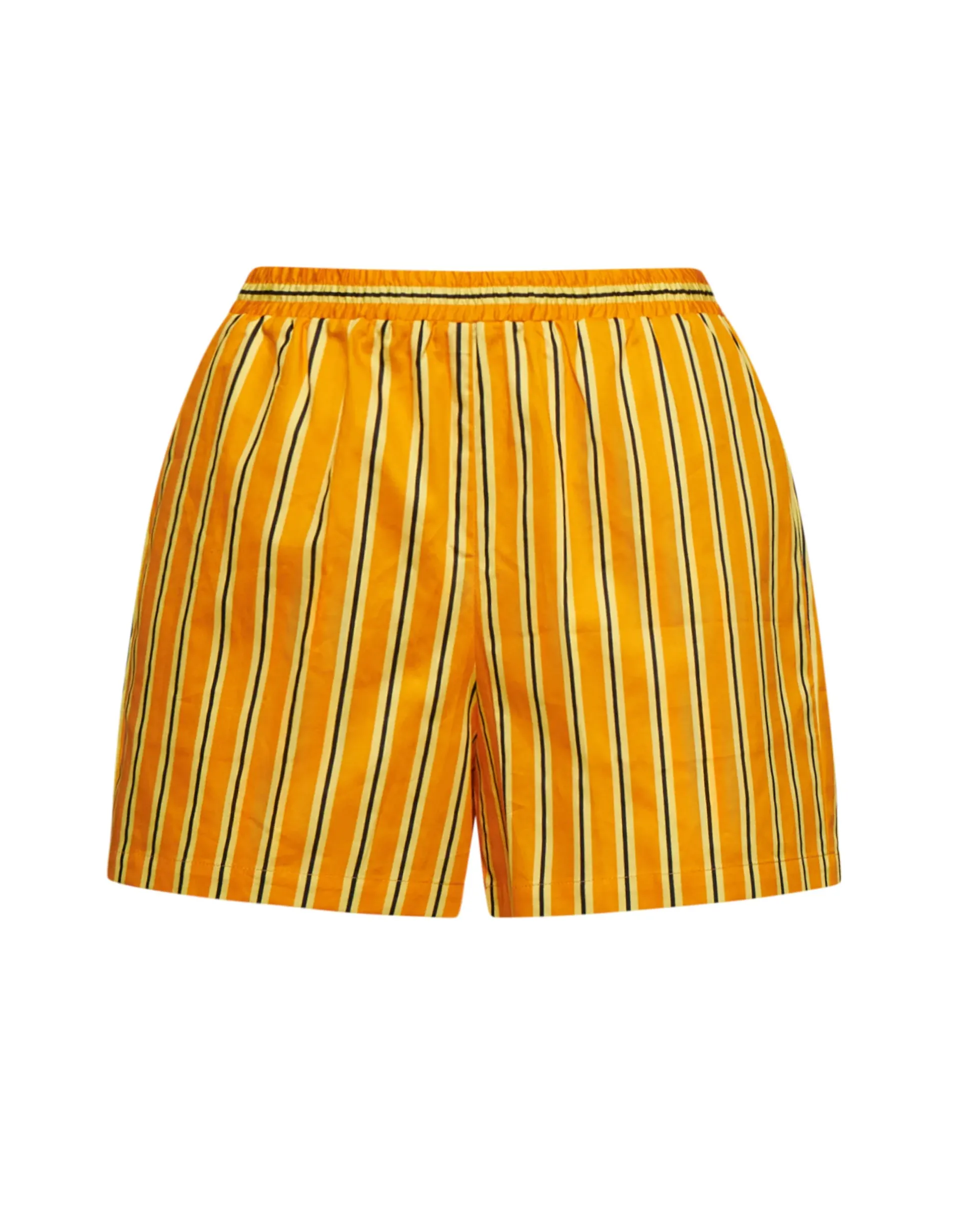 Pompea x Silvian Heach shorts con fantasia rigata