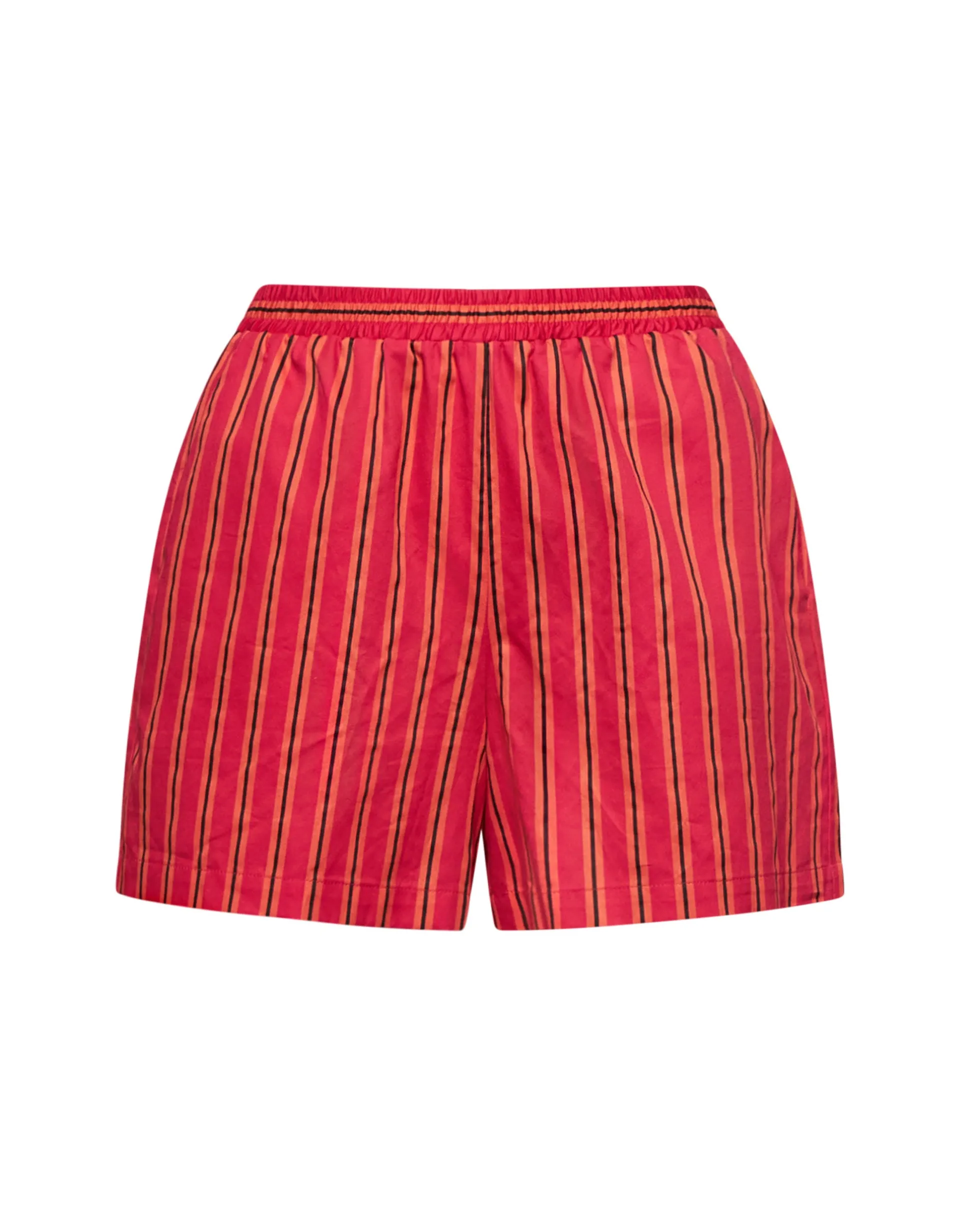 Pompea x Silvian Heach shorts con fantasia rigata
