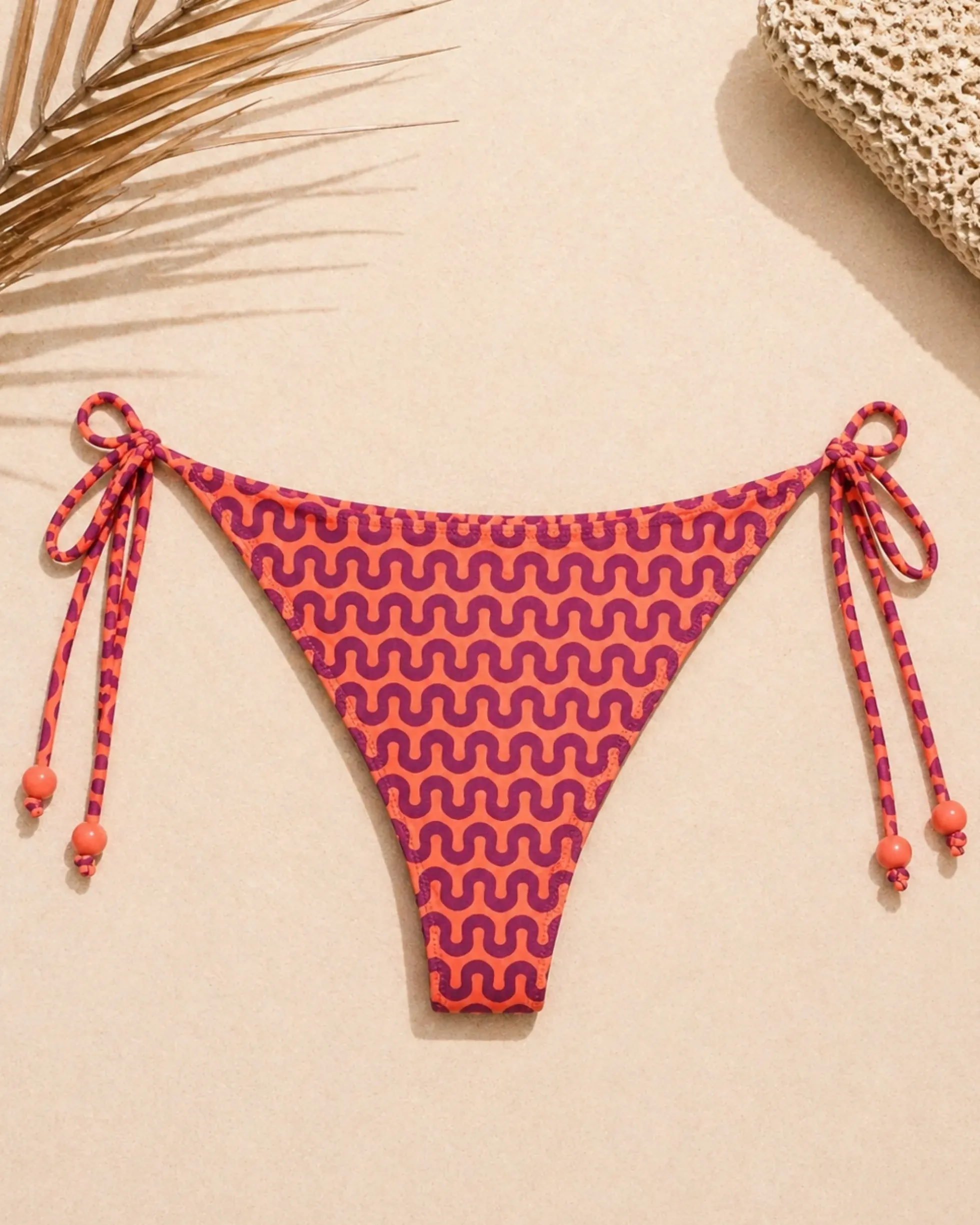 Slip donna con laccetti Waves