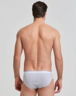 Slip uomo cotone con fantasia a pois