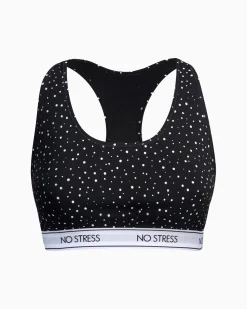 Top no stress cotone pois