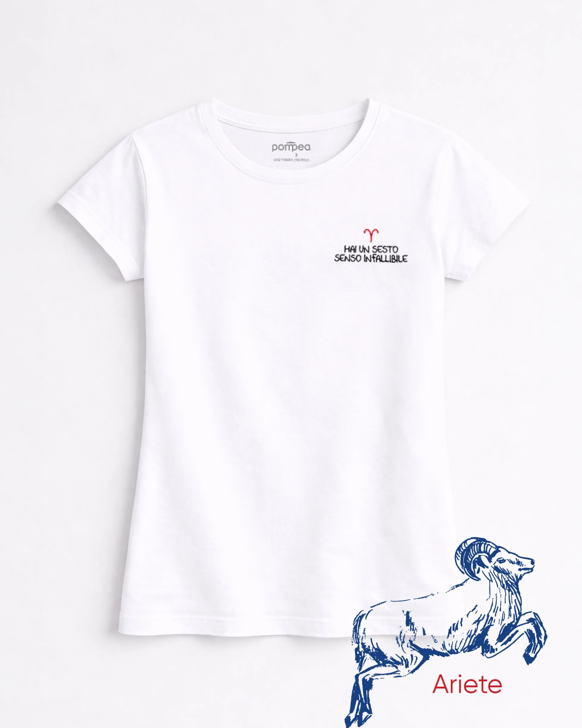T-shirt donna "Ariete" by Luigi Torres Cerciello