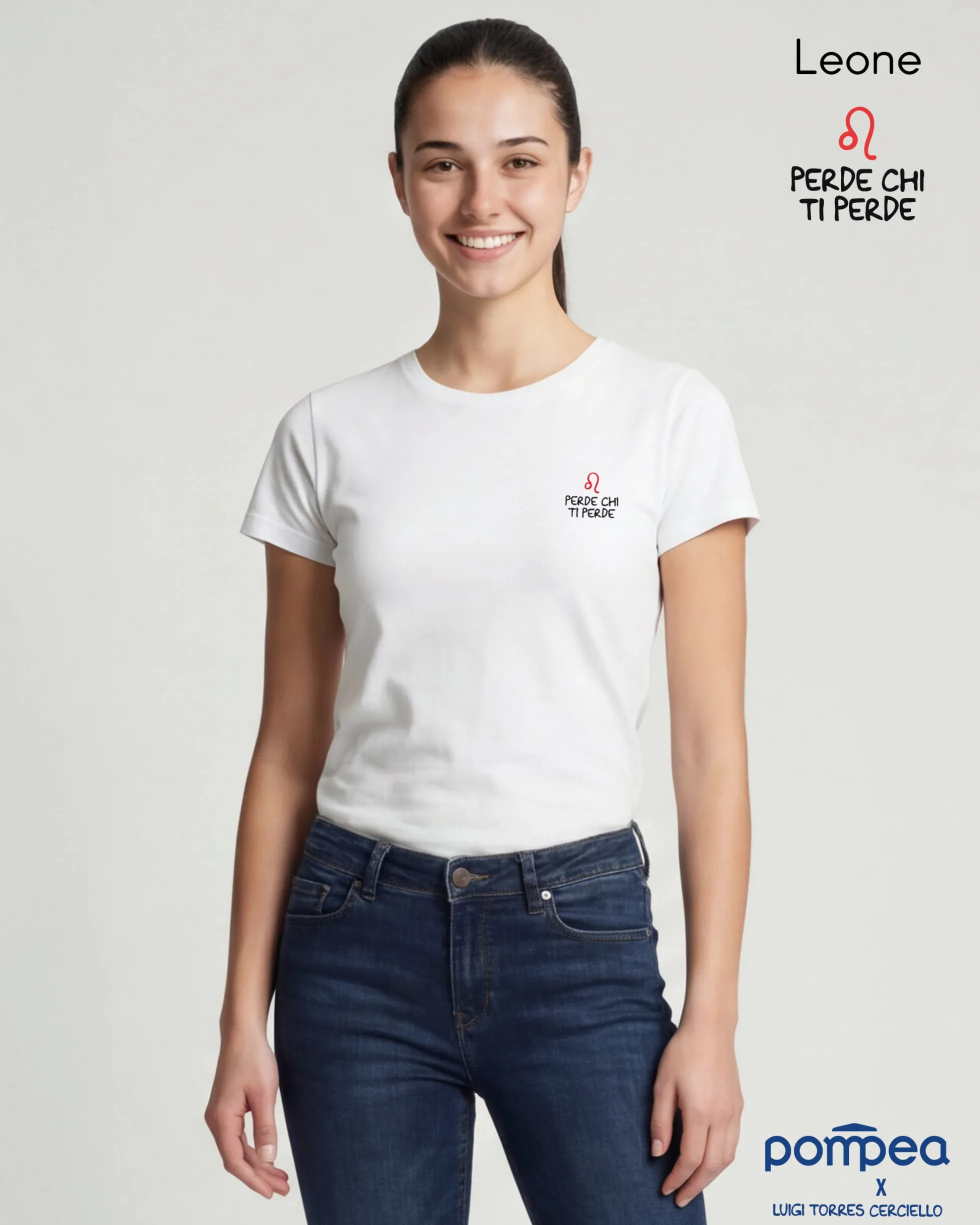 T-shirt donna "Leone" by Luigi Torres Cerciello