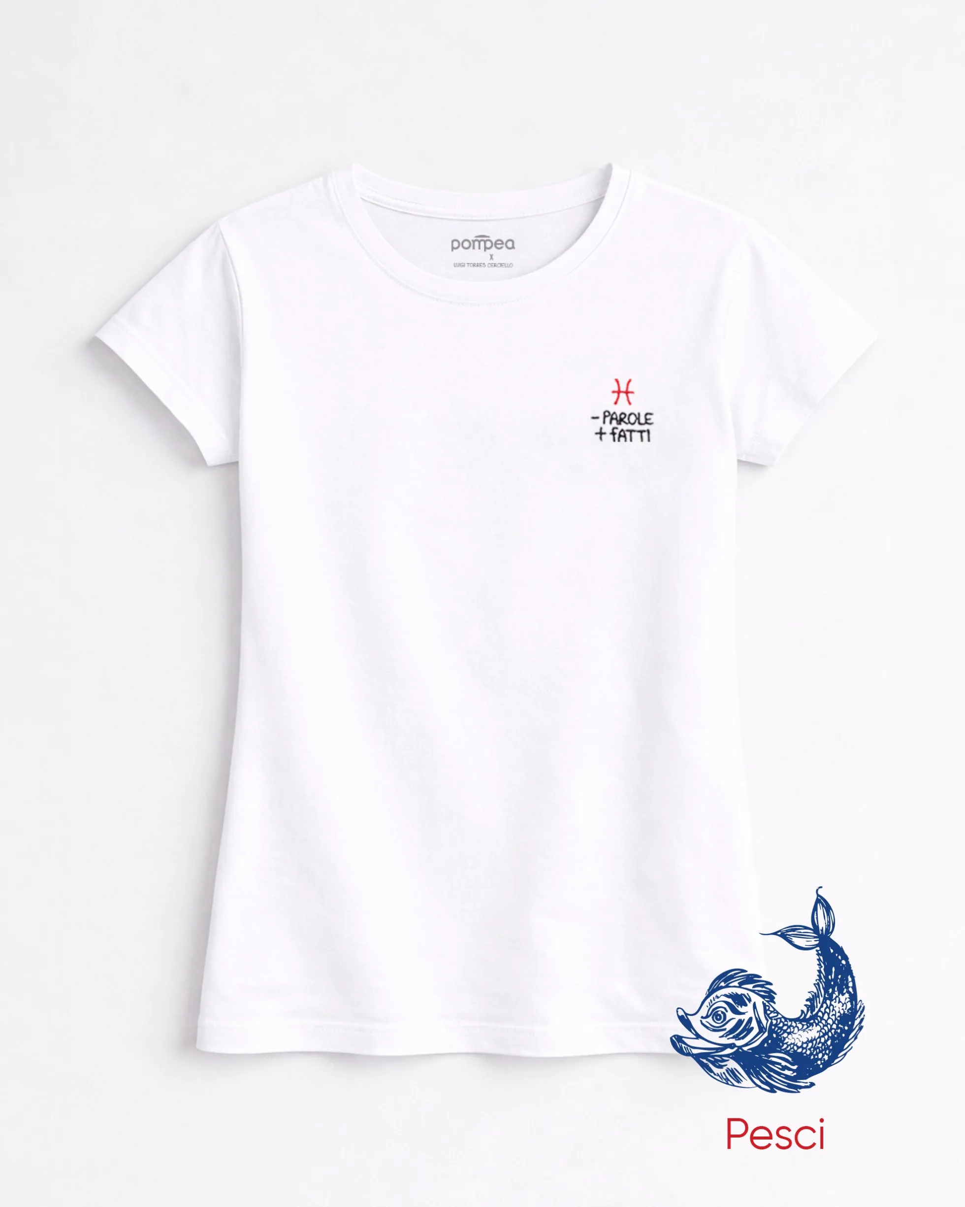 T-shirt donna "Pesci" by Luigi Torres Cerciello