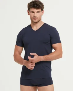 T-Shirt scollo V no stress cotone modal