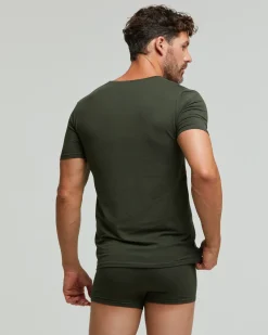 T-Shirt scollo V no stress cotone modal