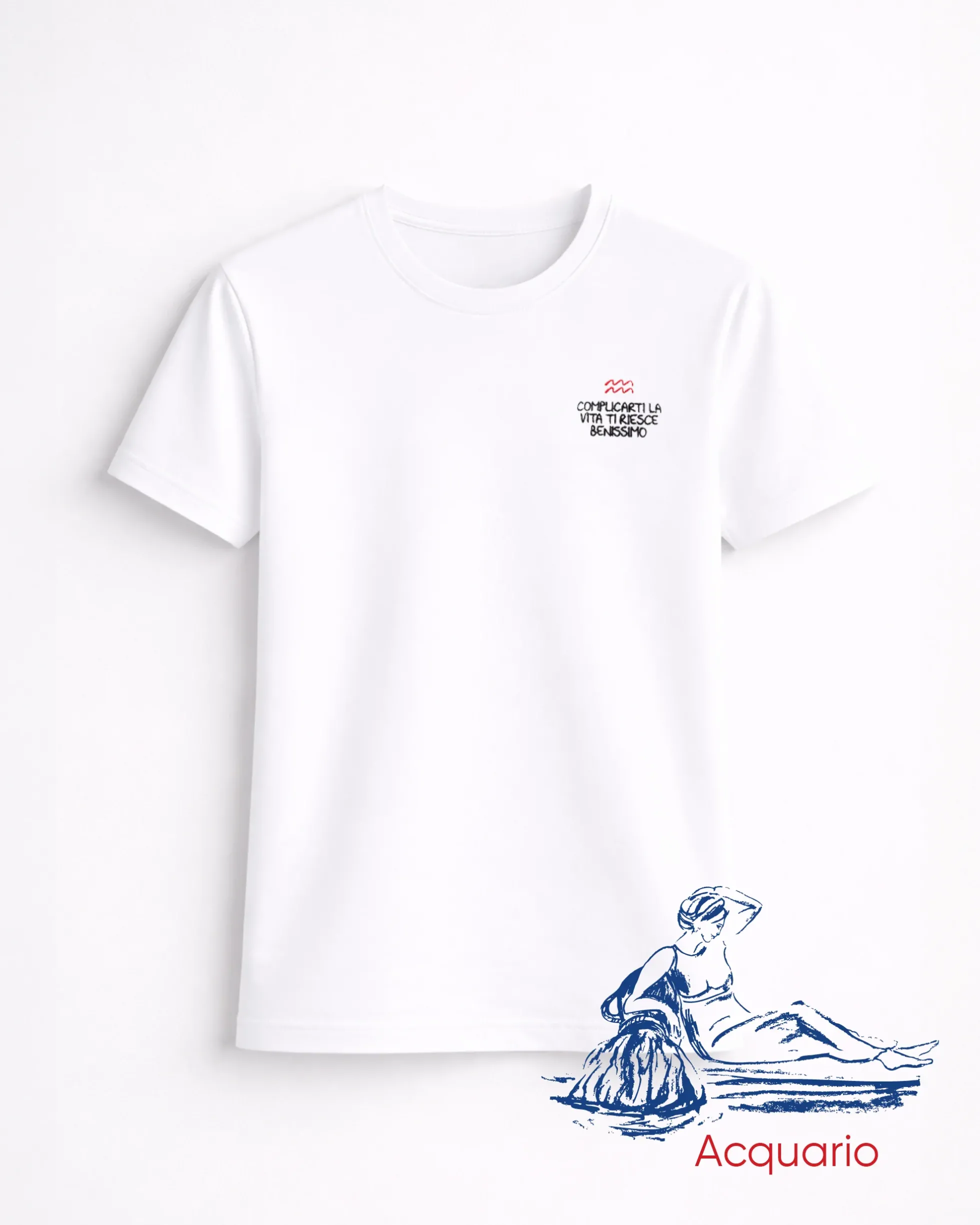 T-shirt uomo "Acquario" by Luigi Torres Cerciello