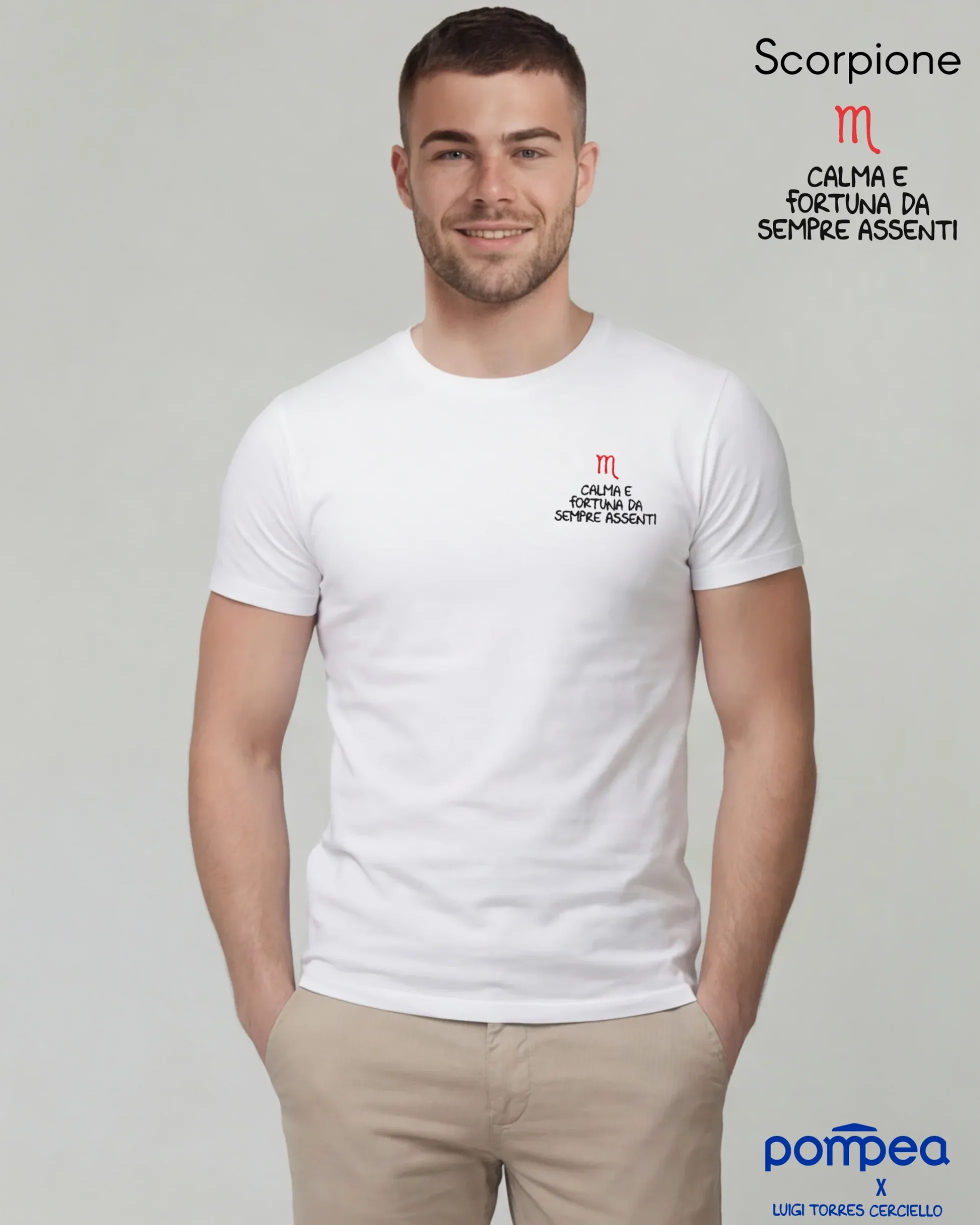 T-shirt uomo "Scorpione" by Luigi Torres Cerciello